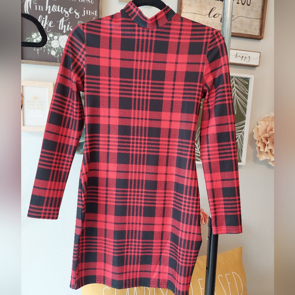 Ladies size Small plaid dress and floral romper